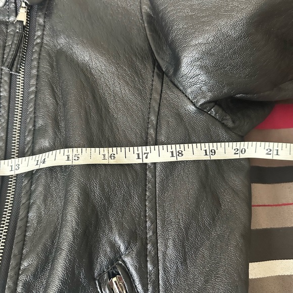 Laura PU biker jacket - Picture 4 of 9